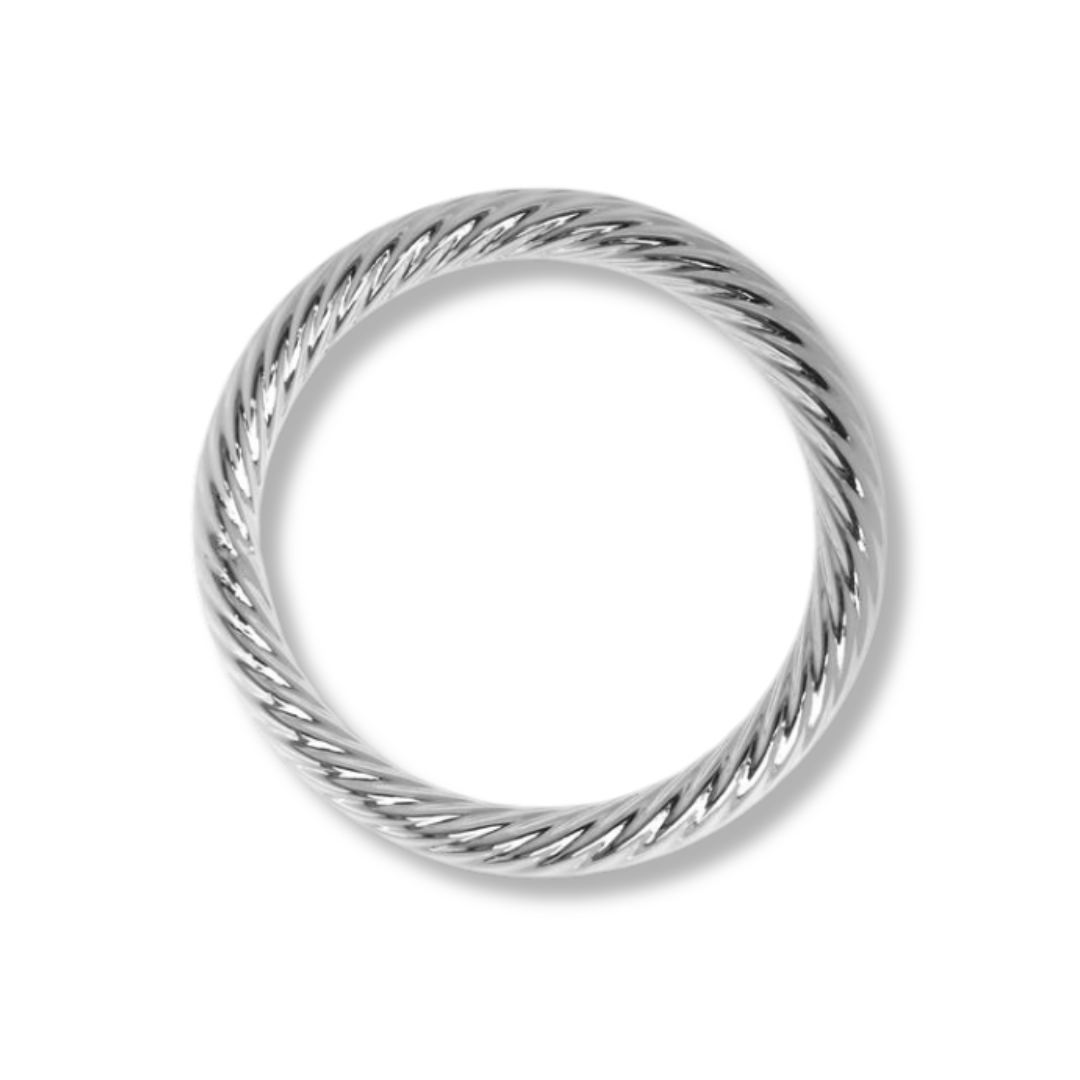 TWISTED WHITNEY BANGLE