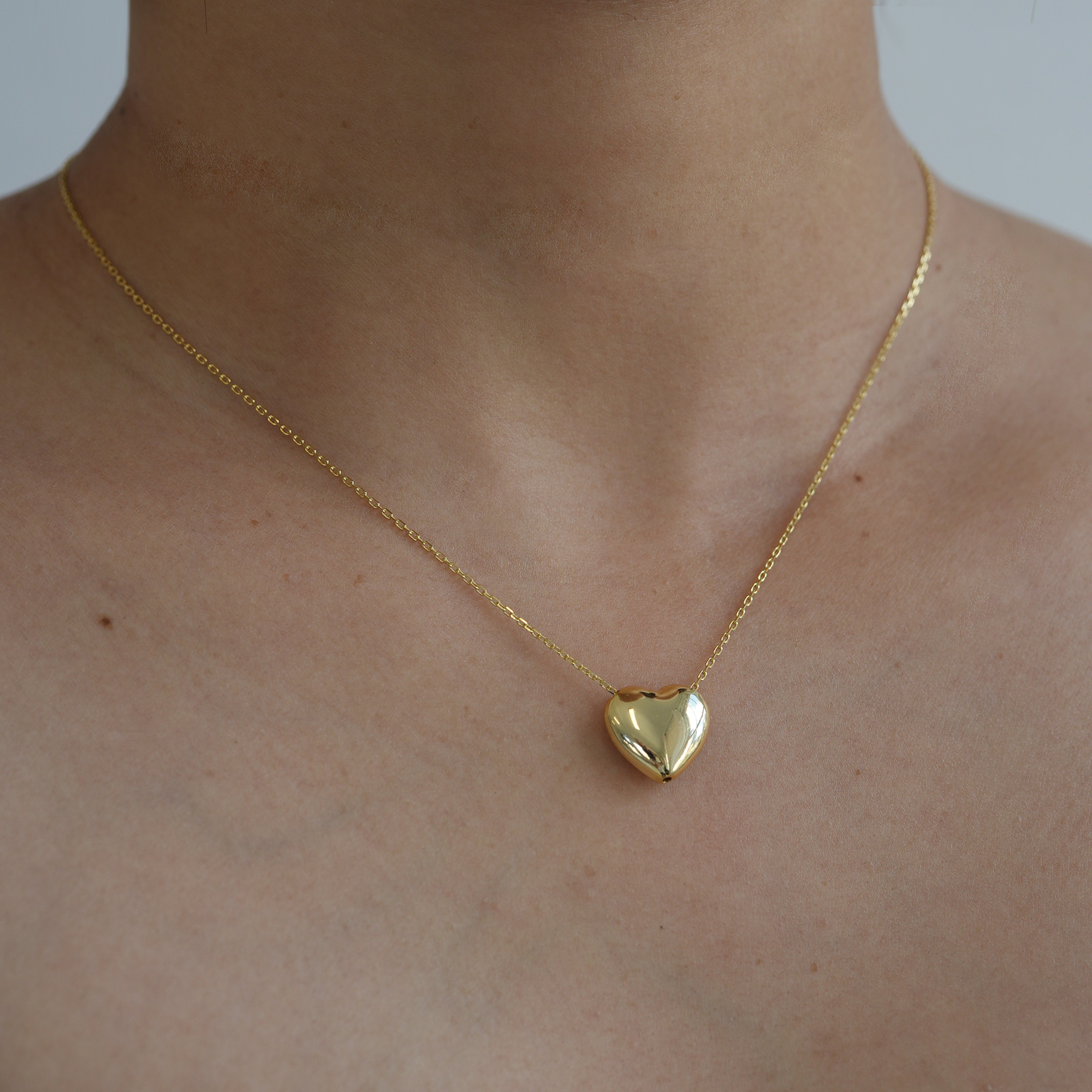 PUFFY HEART NECKLACE