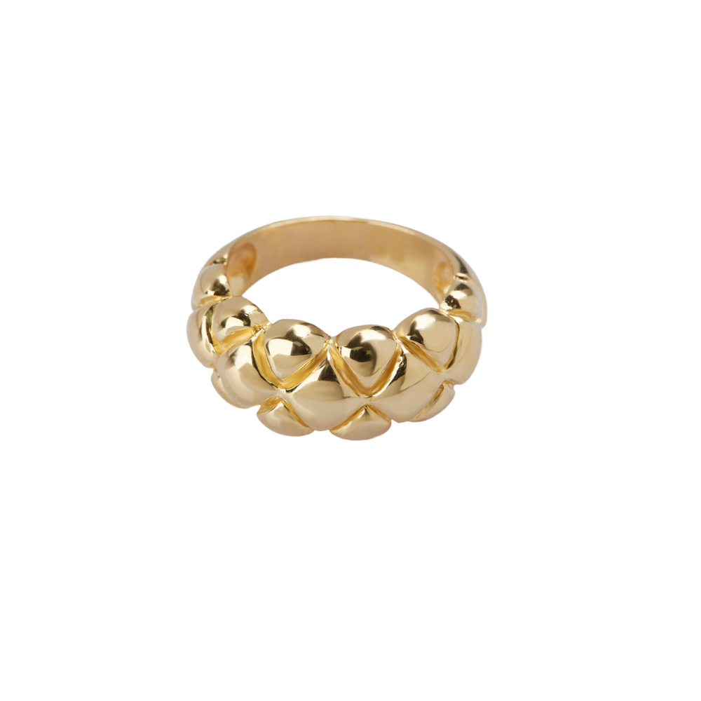 THE CRISS CROSS DOME RING