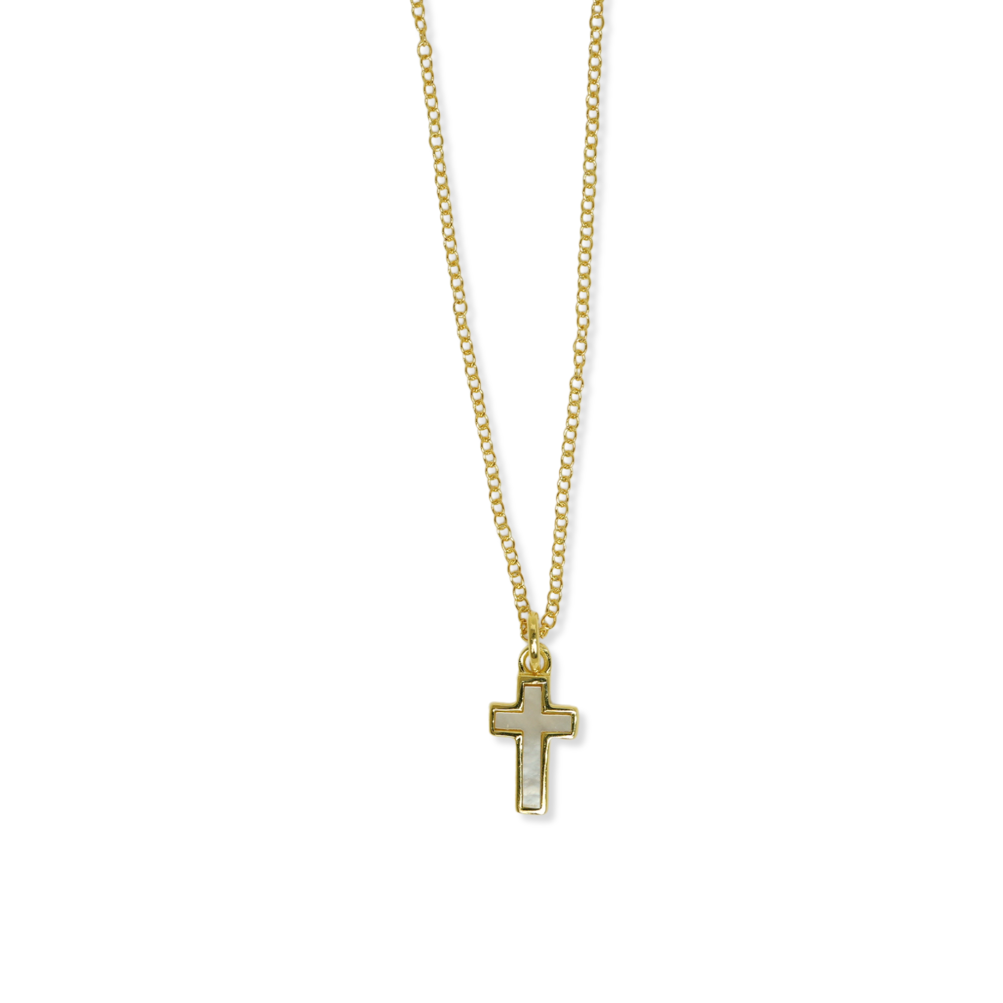 THE CROSS INLAY PENDANT