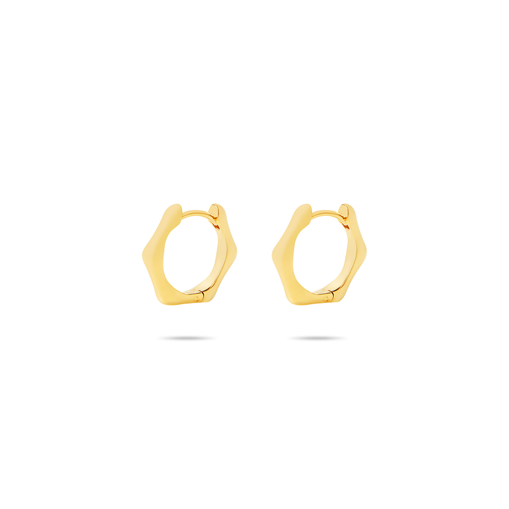 THE BAMBOO HUGGIE EARRING