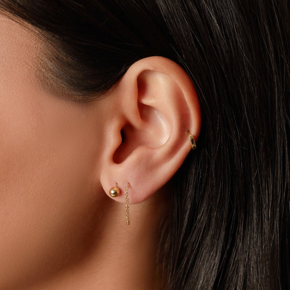 THE BELLA THREADER EARRING