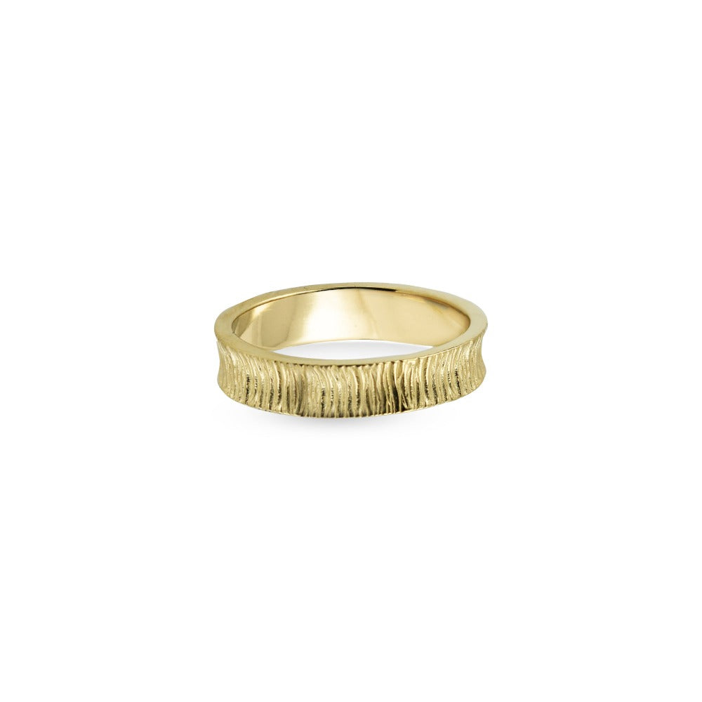 THE TEXTURED BAND RING