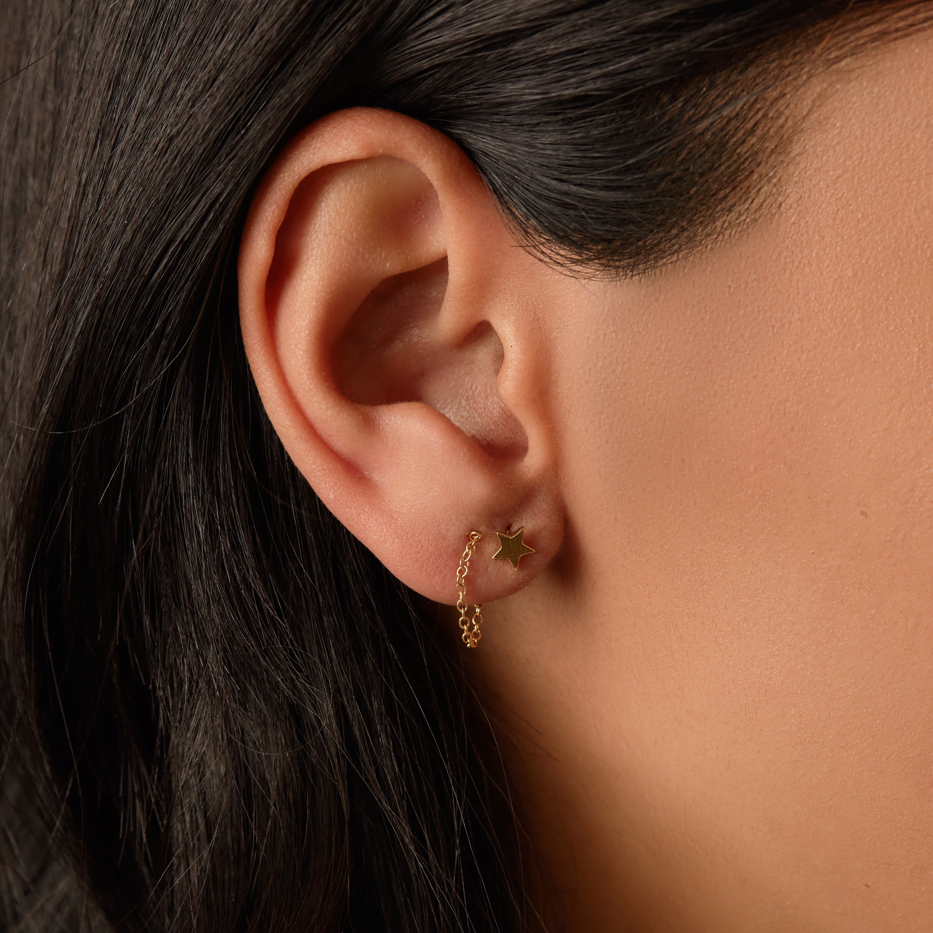 THE STAR THREADER EARRING